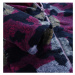 Alpine Pro Eflino Dětská fleecová mikina KSWB221 tmavo ružová