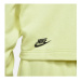 Nike NSW FLC PO HOODIE CROP DNC Dámska mikina, svetlo zelená, veľkosť