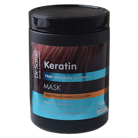 Maska pre obnovu matných a krehkých vlasov Dr. Santé Keratin - 1000 ml + darček zadarmo