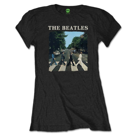 The Beatles Tričko Abbey Road & Logo Black