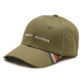 Tommy Hilfiger Šiltovka Foundation Cotton 6 Panel Cap AM0AM12532 Kaki