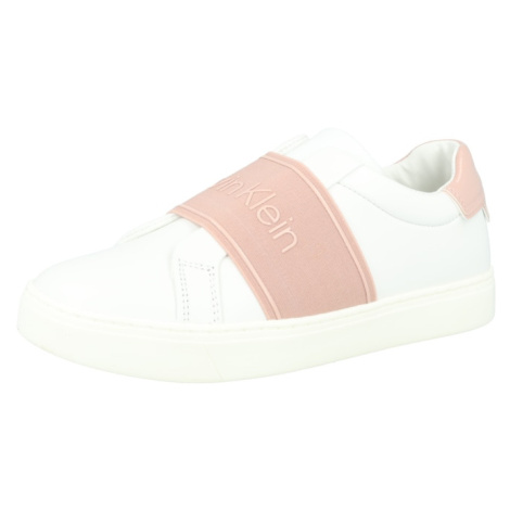 Calvin Klein Slip-on obuv  ružová / biela