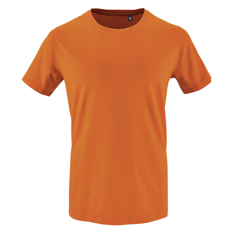 SOĽS Milo Pánske tričko - organická bavlna SL02076 Orange