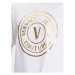 Versace Jeans Couture Tričko 74GAHT05 Biela Regular Fit