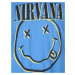 Tričko metal ROCK OFF Nirvana Inverse Happy Face Čierna