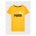 Puma Tričko Essentials+ Two-Tone Logo 586985 Žltá Regular Fit