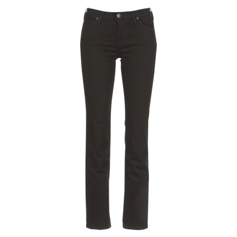 Lee  MARION STRAIGHT  Rovné džínsy Čierna