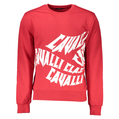 Červená mikina Cavalli Class Roberto Cavalli