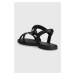 Detské sandále Geox čierna farba