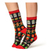 Dámske ponožky HEAT HOLDERS 1 PACK-WOMEN LITE GINGERBREAD-CHRISTMAS SOCKS