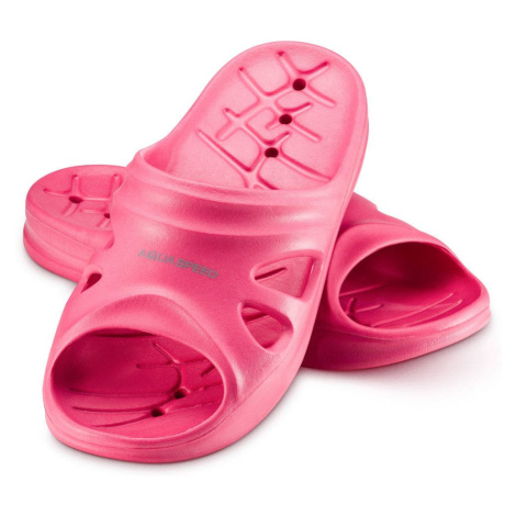 AQUA SPEED Topánky do bazéna Florida Pink Pattern 03