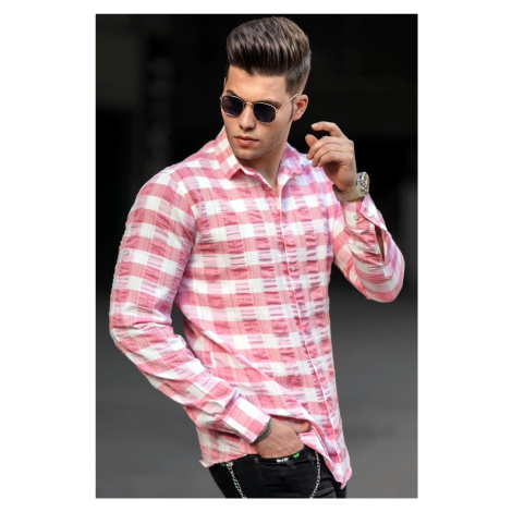 Madmext Pink Men's Shirt 4941