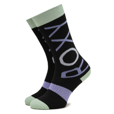 Roxy Vysoké dámske ponožky ERJAA04170 Čierna