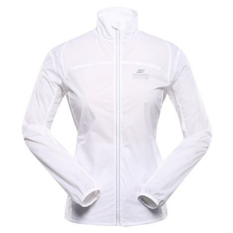 Women's ultralight jacket with dwr finish ALPINE PRO SPINA white