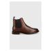 Kožené topánky chelsea Gant St Akron pánske, hnedá farba