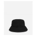 Klobúk Karl Lagerfeld Hotel Karl Canvas Bucket Black