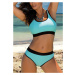 SVETLOMODRÉ BIKINY S PRUHOM ISUEL M-715 (9)