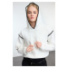 Trendyol Ecru Crochet Detailed Hooded Thick Inside Fleece Knitted Sweatshirt