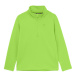 Detská lyžiarska flisová mikina COLOR KIDS Fleece Pulli - Stretch-2144-Green Gecko