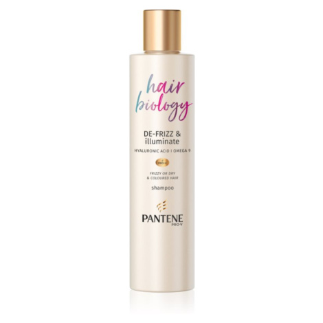 Pantene Hair Biology De-Frizz & Illuminate šampón pre suché a farbené vlasy