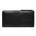 Tommy Hilfiger Veľká dámska peňaženka Th Refined Large Za Mono AW0AW15756 Čierna