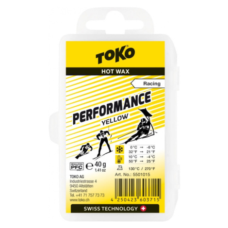 Vosk TOKO Performance žltý 40 g TripleX