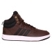 Pánske členkové zimné topánky ADIDAS Hoops 3.0 Mid WTR brown core black gold matt