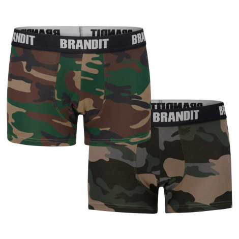 Men's Boxer Shorts Logo 2 Pack Forest Camouflage/Dark Camouflage