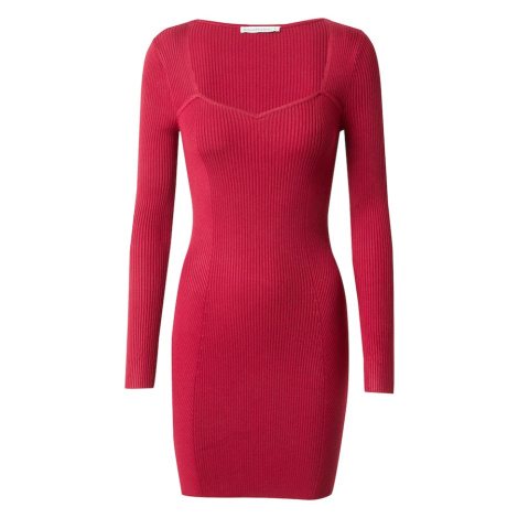 Abercrombie & Fitch Pletené šaty  červená