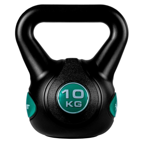 MOVIT 66834 MOVIT Kettlebell činka - 10 kg, černá/petrolejová