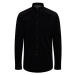Solid Košeľa 21104208 Čierna Regular Fit