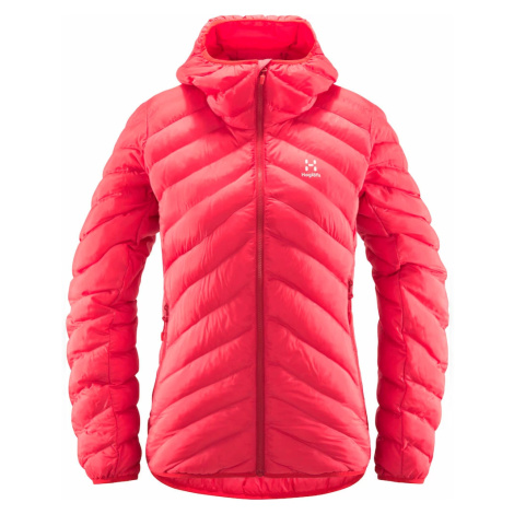 Women's jacket Haglöfs Sarna Mimic hood W red,M