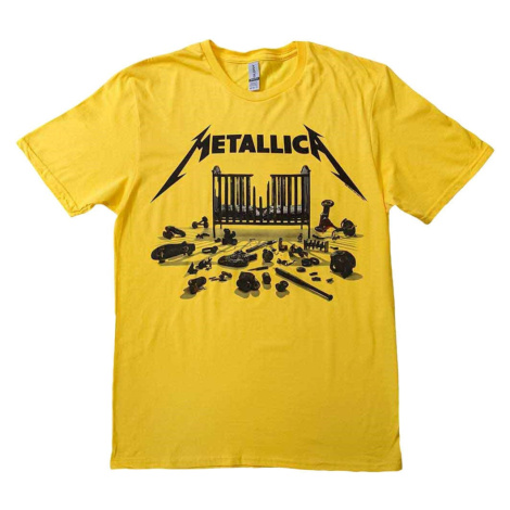 Metallica Tričko 72 Seasons Simplified Cover Unisex Yellow