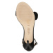 Lauren Ralph Lauren Remienkové sandále 'ALLIE'  čierna / šedobiela