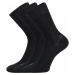 Lonka Deli Unisex ponožky - 3 páry BM000000566900100291 čierna
