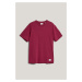 TRIČKO GANT WASHED SS TSHIRT RICH WINE