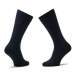 Hugo Súprava 3 párov vysokých ponožiek unisex 3P Rs Uni Colors Cc 50473183 Tmavomodrá