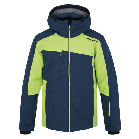 Men's ski jacket Hannah KELTON midnight navy/lime green