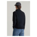 SVETER GANT CASUAL COTTON HALFZIP BLACK