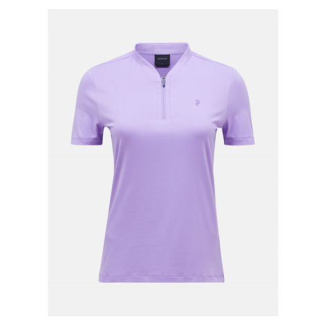 Polokošeľa Peak Performance W Turf Zip Ss Top Bougainvillea