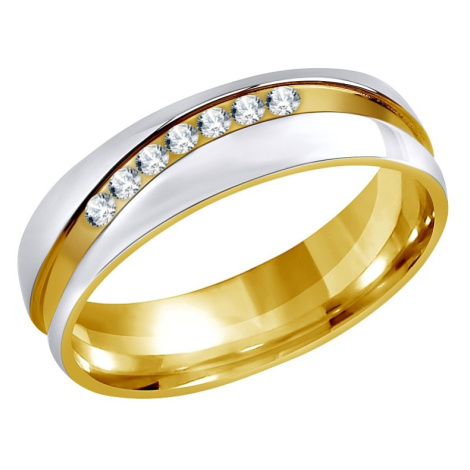 Snubný oceľový prsteň pre ženy MARIAGE Silvego