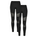 Women's Tech Mesh Leggings 2-Pack Black+Black