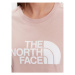 The North Face Tričko NF0A4T1R Ružová Cropped Fit