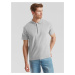 Light Grey Men's Polo Shirt Original Polo Friut of the Loom