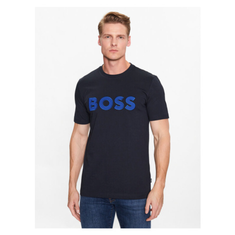 Boss Tričko 50486200 Modrá Regular Fit Hugo Boss