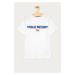 Detské tričko Polo Ralph Lauren biela farba