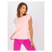 Svetloružové dámske tričko s krátkymi rukávmi RV-TS-4833.29P-pink