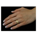 Oceľový snubný prsteň pre ženy VERNON