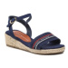 Tommy Hilfiger Espadrilky Rope Wedge Sandal T3A7-32777-0048 M Tmavomodrá