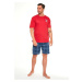 Pánské pyžamo model 15925909 Červená M - Cornette